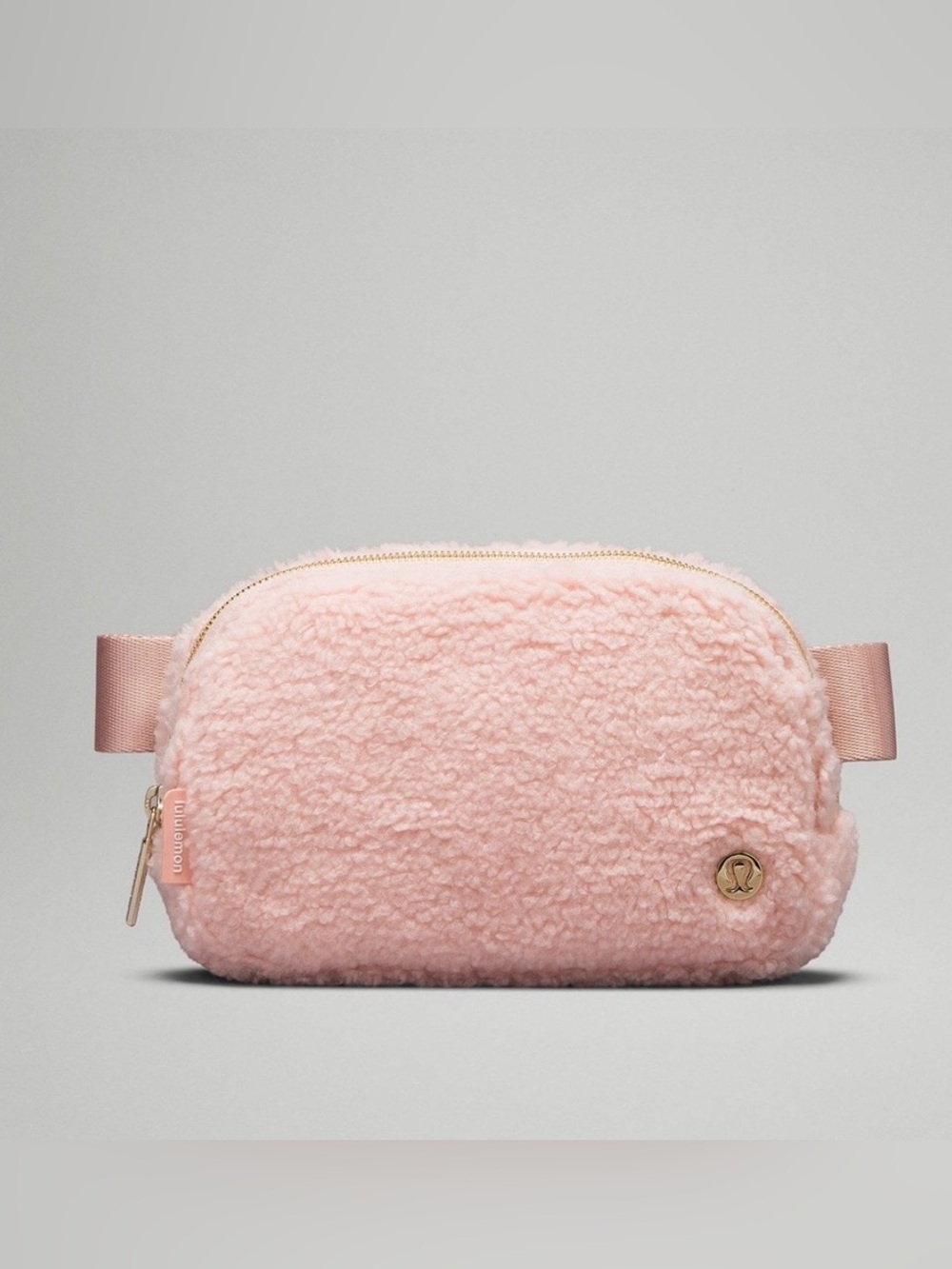 BRAND NEW Lululemon Fleece Everywhere Belt Bag in Beautiful Pink Mist Color